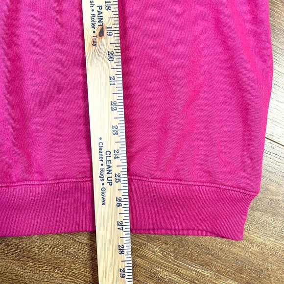 Peloton Womens M Pink Logo Everyday Oversized Crewneck Sweatshirt Pull Over New - Picture 6 of 9